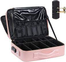 travel makeup bag with combination lock