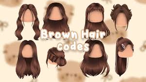 brown hair codes for bloxburg you
