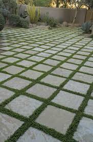 Outdoor Tiles With Grass For Grout
