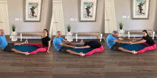 yoga poses for two people easy routine