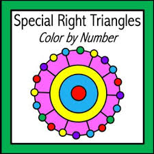 Special Right Triangles Color By Number