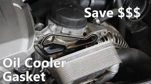 replace bmw oil cooler gasket diy