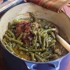 slow cooked country green beans