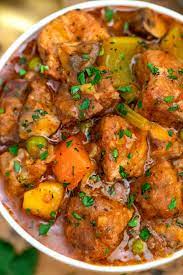 Slow Cooker Pork Stew With Potatoes gambar png