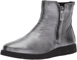 Ecco Womens Womens Bella Zip Boot Ankle Bootie Dark Shadow 37 Eu 6 6 5 Us