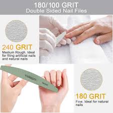 240 grit nail files acrylics uv gel