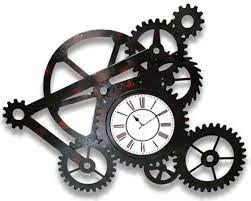 Buy 106cm Industrial Gear Wheel Clock