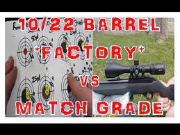 ruger 10 22 accuracy factory vs