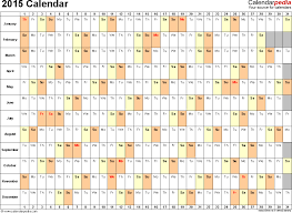 Printable 2015 Calendar Template 2015 Calendar 16 Free Printable