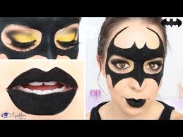 easy batman mask makeup tutorial by