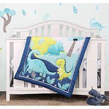 hupo dinosaur crib bedding sets for