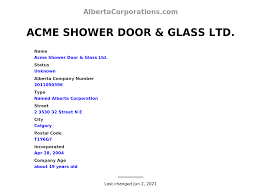 Acme Shower Door Glass Ltd Calgary