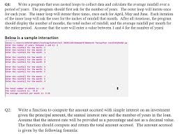 write a program that uses nested loops