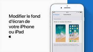 Modifier le fond d'écran de votre iPhone ou iPad — Assistance Apple -  YouTube