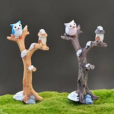 Diy Resin Owl Tree Branch Mini Crafts