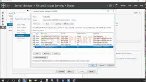share folders in windows server 2016