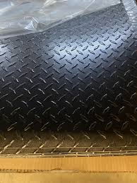 black aluminum diamond plate sheet