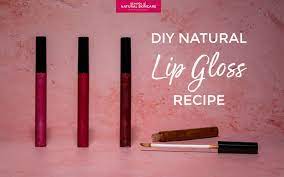 diy natural lip gloss recipe