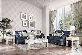Jayda Navy Living Room Set