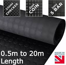 5mm thick rubber flooring matting heavy