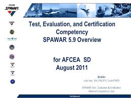 Test Evaluation And Certification Competency Spawar 5 9