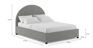 arch queen gaslift bed frame in