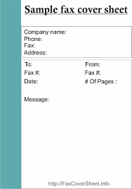 10 Example Of Fax Cover Sheet Free Fax Cover Sheet