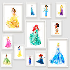 Disney Princess Wall Art Poster Print