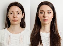 makeup artist result without retouching