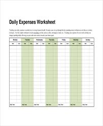 Daily Expense Sheets Magdalene Project Org