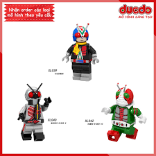 Minifigures Siêu nhân điện quang Ultraman Masked Rider Kamen Rider - Đồ chơi  Lắp ghép Xếp hình Mini Mô hình LeLe