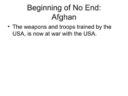 USSR/Afghanistan War | PPT