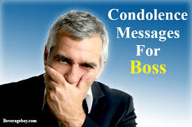 40 condolence messages for boss