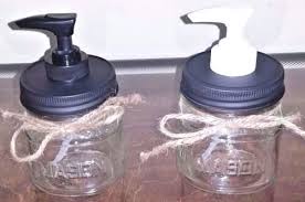 Black Mason Jar Soap Dispenser Lid