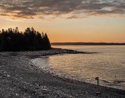 Sunrise At Seawall Beach Acadia
