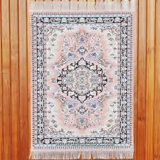 large pink turkish rug carpet miniature