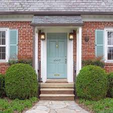 44 Exterior Paint Colors With Red Brick