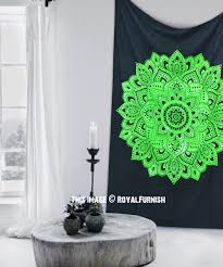 black green geometric rangoli mandala