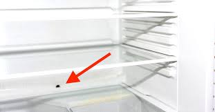 drain hole in your refrigerator