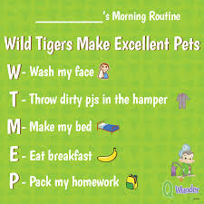 De Stress Your Am With This Printable Morning Routine Chart