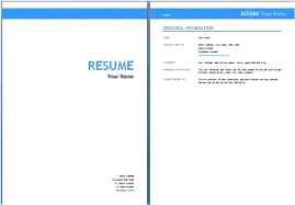 Cover Page Resume Template Cover Page For Resume Template