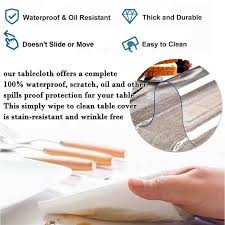 Clear Plastic Dining Table Protector