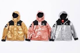 Buy and sell authentic supreme streetwear on stockx including the supreme the north face photo hooded sweatshirt red from fw18. Supreme X The North Face Spring 2018 Metallic Collection The North Face North Face Jacket Hooded Sweatshirts