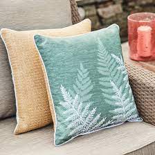 Allen Roth Outdoor Fern Pillow 18