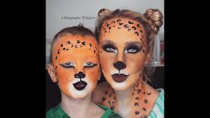 leopard halloween fancy dress face