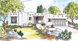 Plan 69352 Southwest Style With 3 Bed