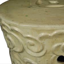 Chinese Cloud Motif Garden Stool At 1stdibs