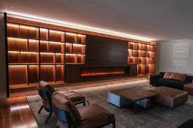 Spectacular Wall Unit With Fireplace