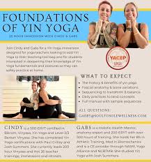 foundations of yin yoga training soul