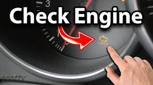 check engine light comes on and off in